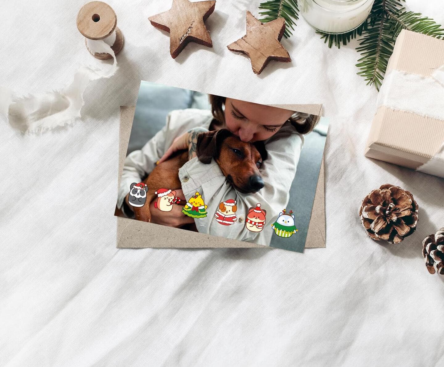 Anirollz® Pets Christmas Card