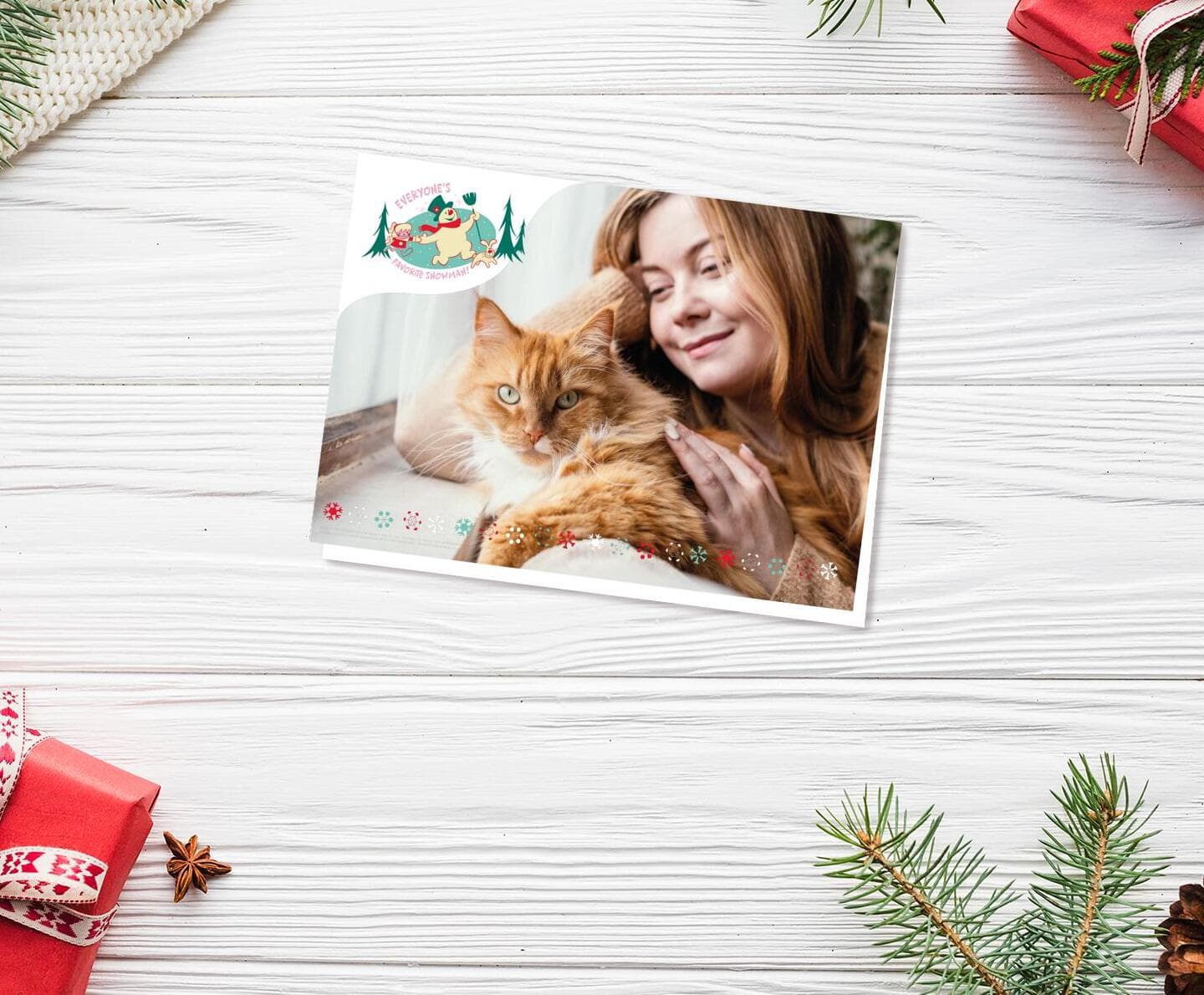 Frosty The Snowman™ Snowflake Card