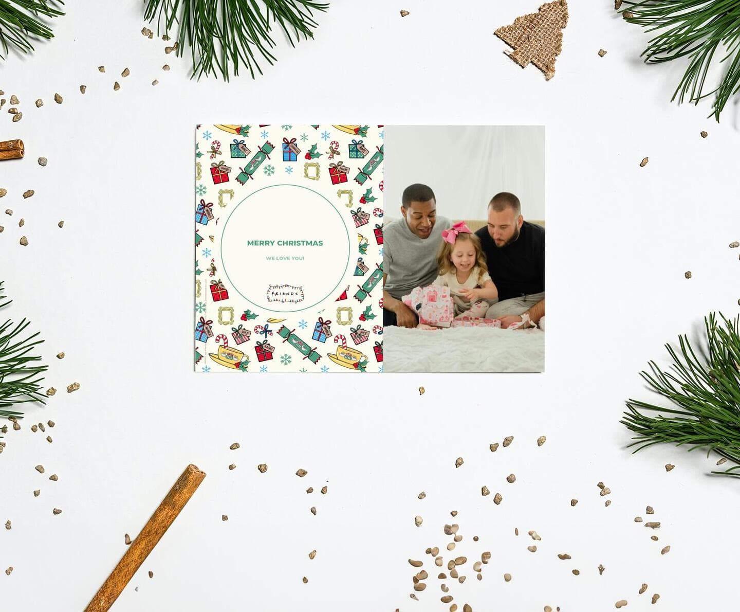 Friends™ Christmas Pattern Card