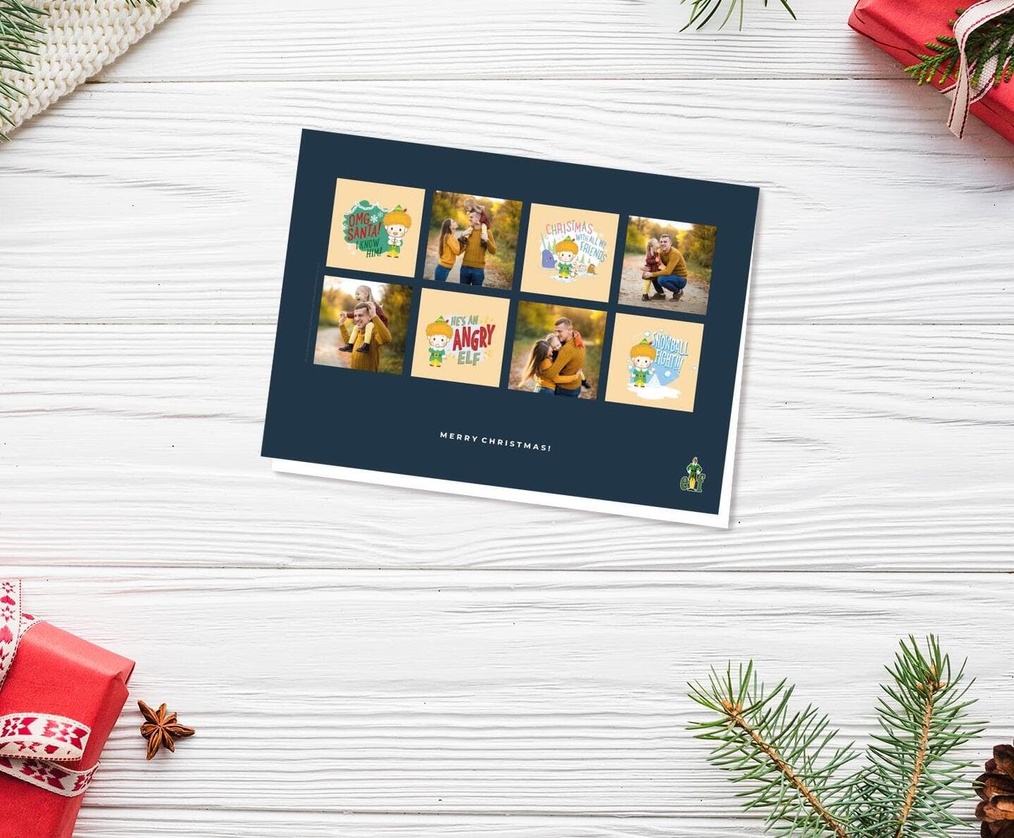 Elf™ Multiphoto Blue Card