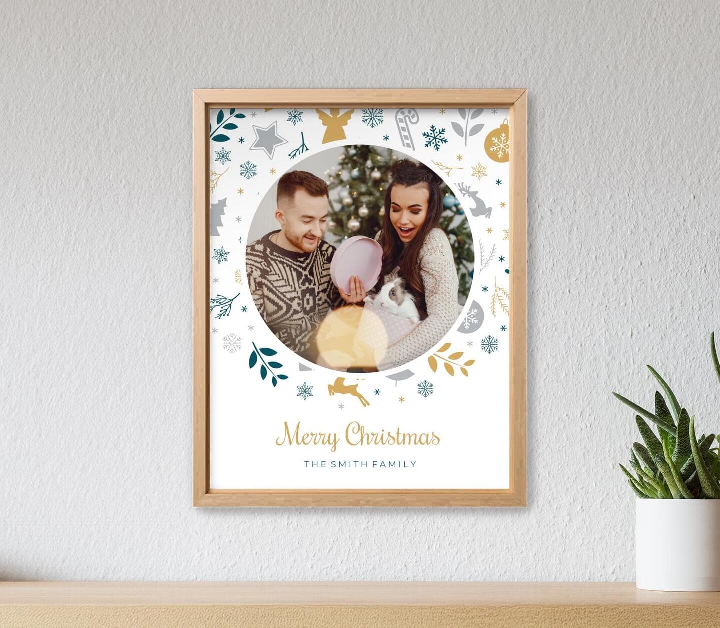 Christmas Ball Portrait Poster