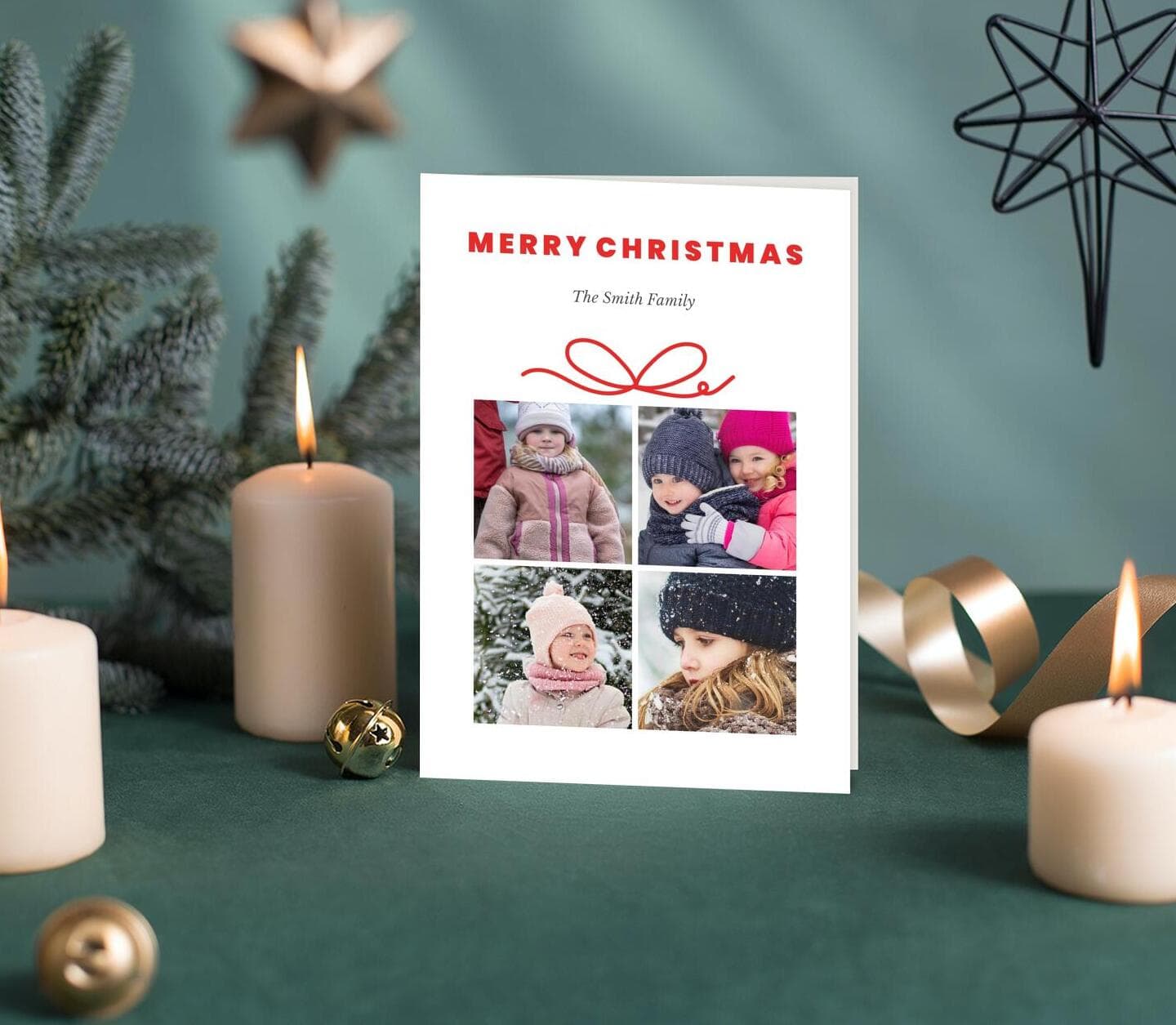 Multiphoto Christmas Gift Card