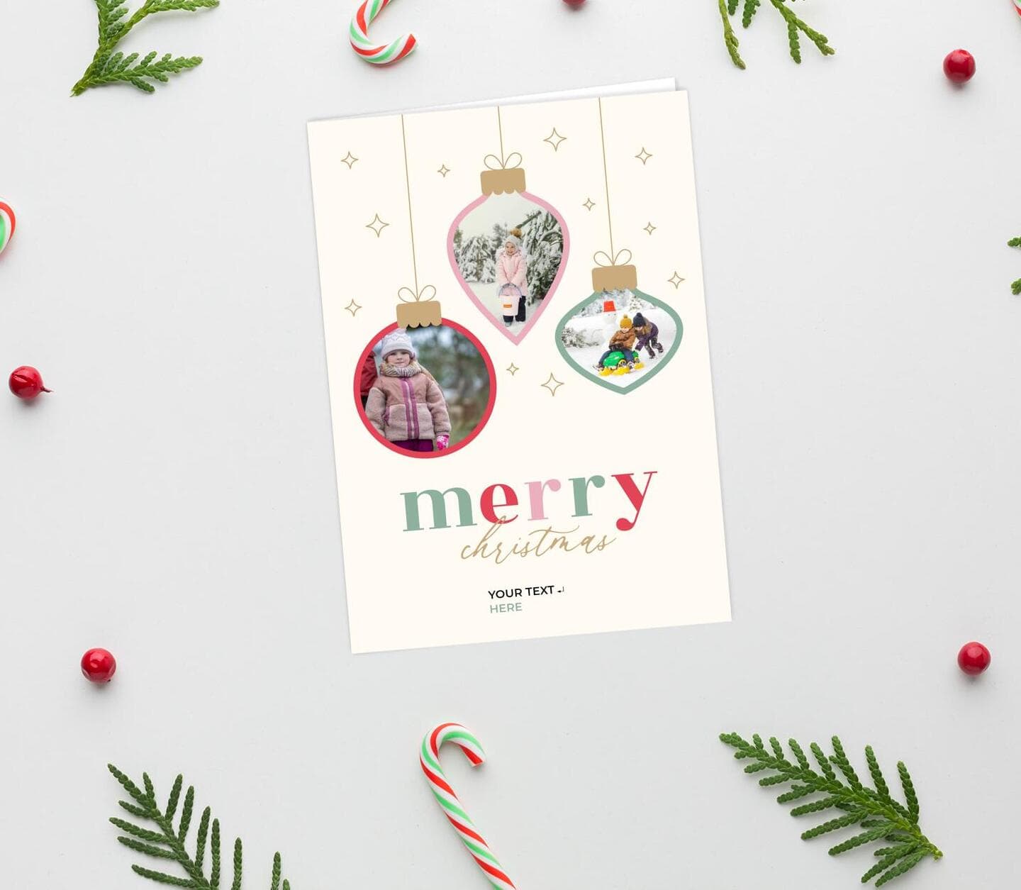 Colorful Ornaments Card