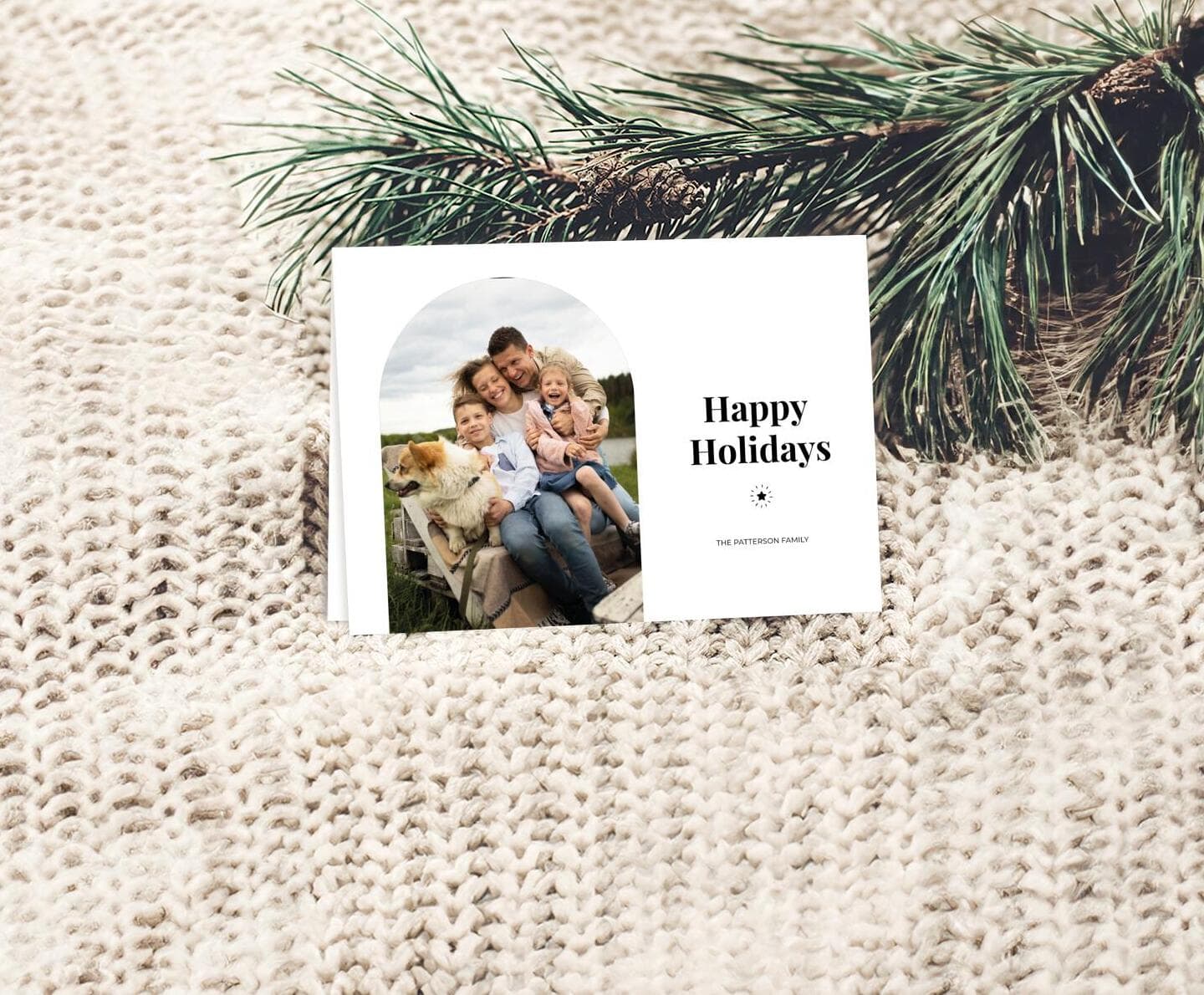 Holidays Arch Card