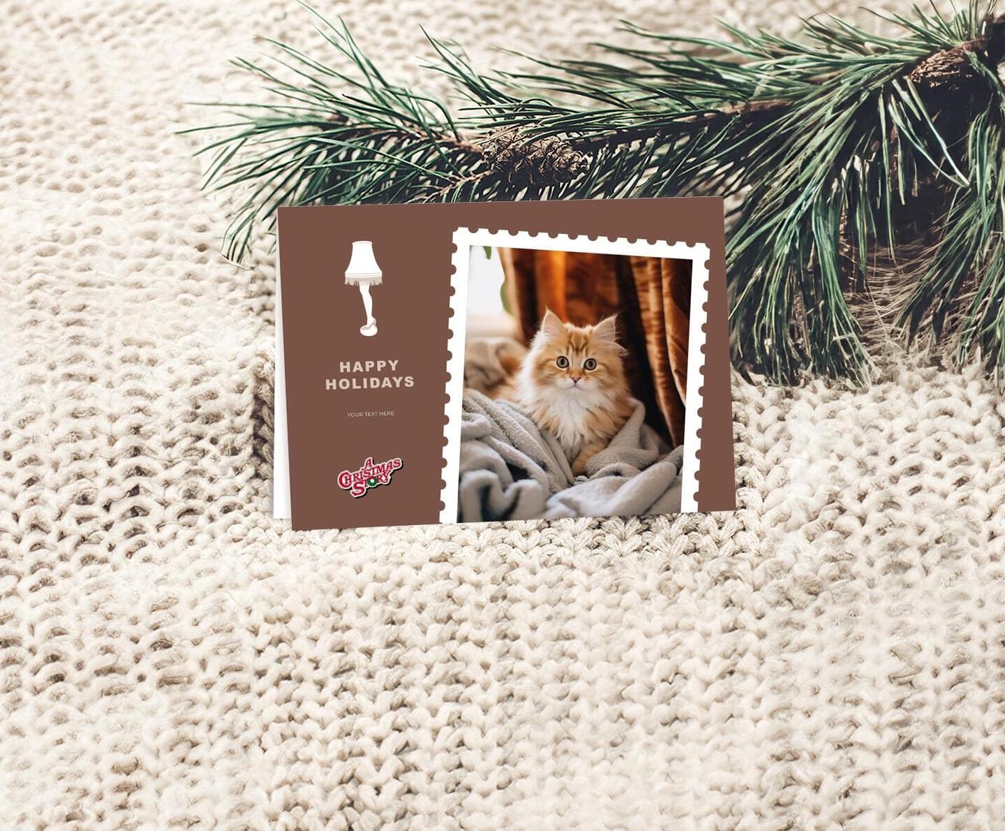 A Christmas Story™ Brown Holidays Card