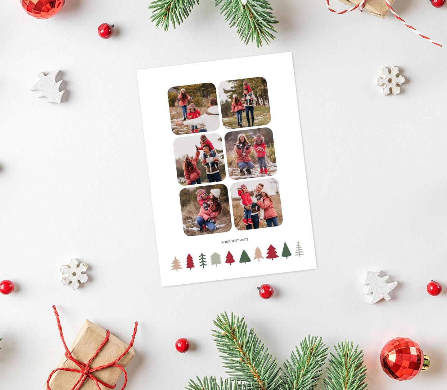 Little Christmas Trees Card