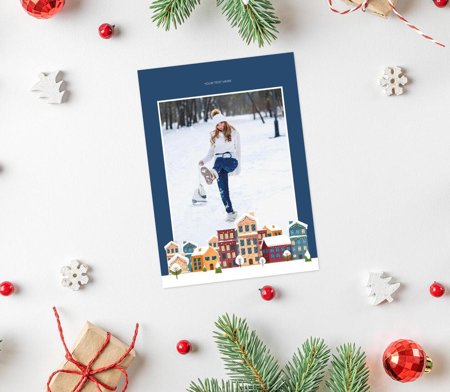 Christmas Village Card