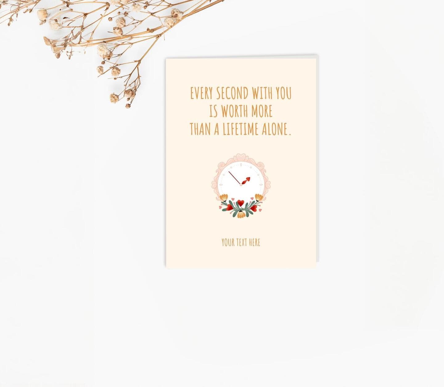 Time Of Love Quote Card