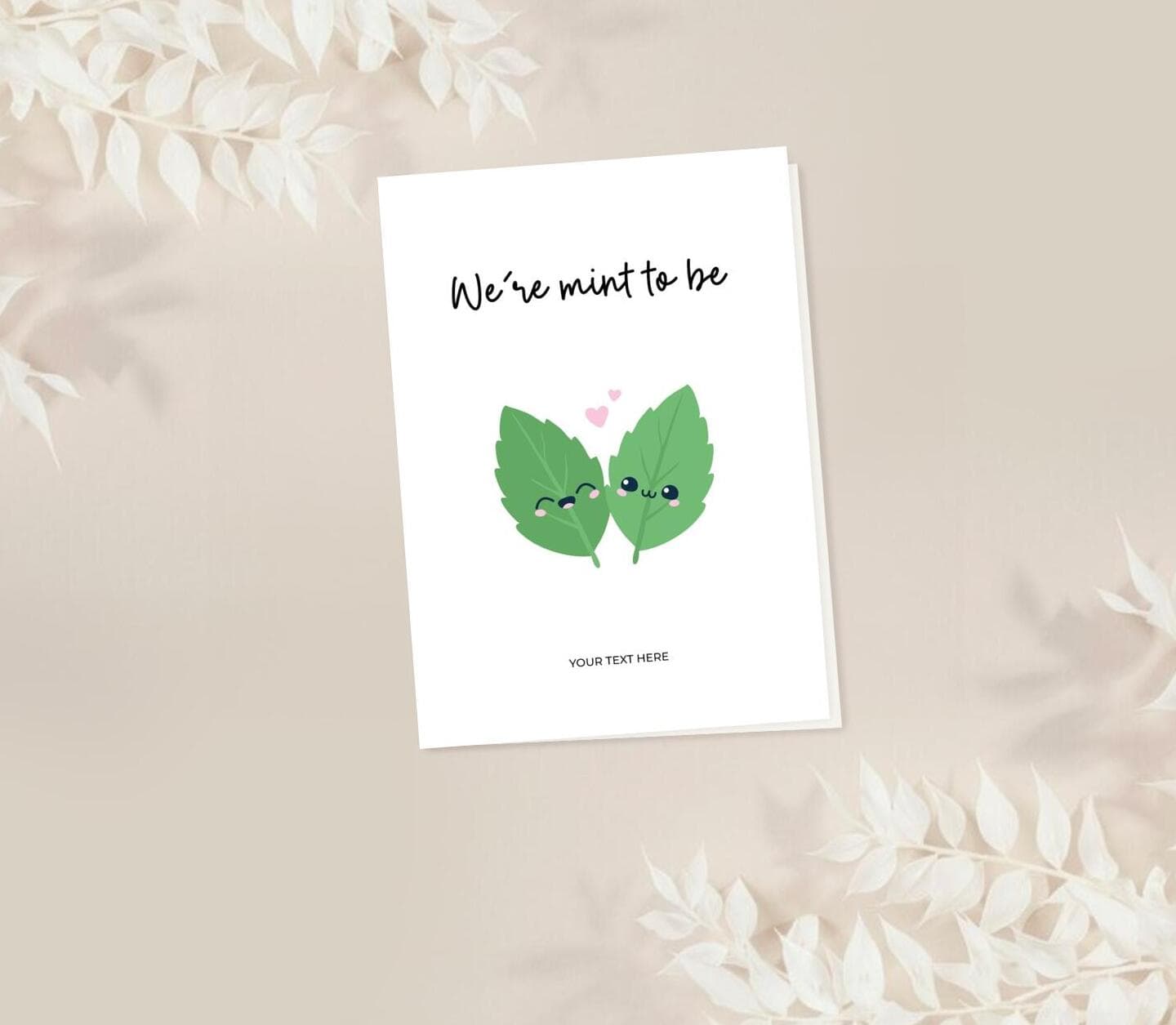 Mint Love Quote Card