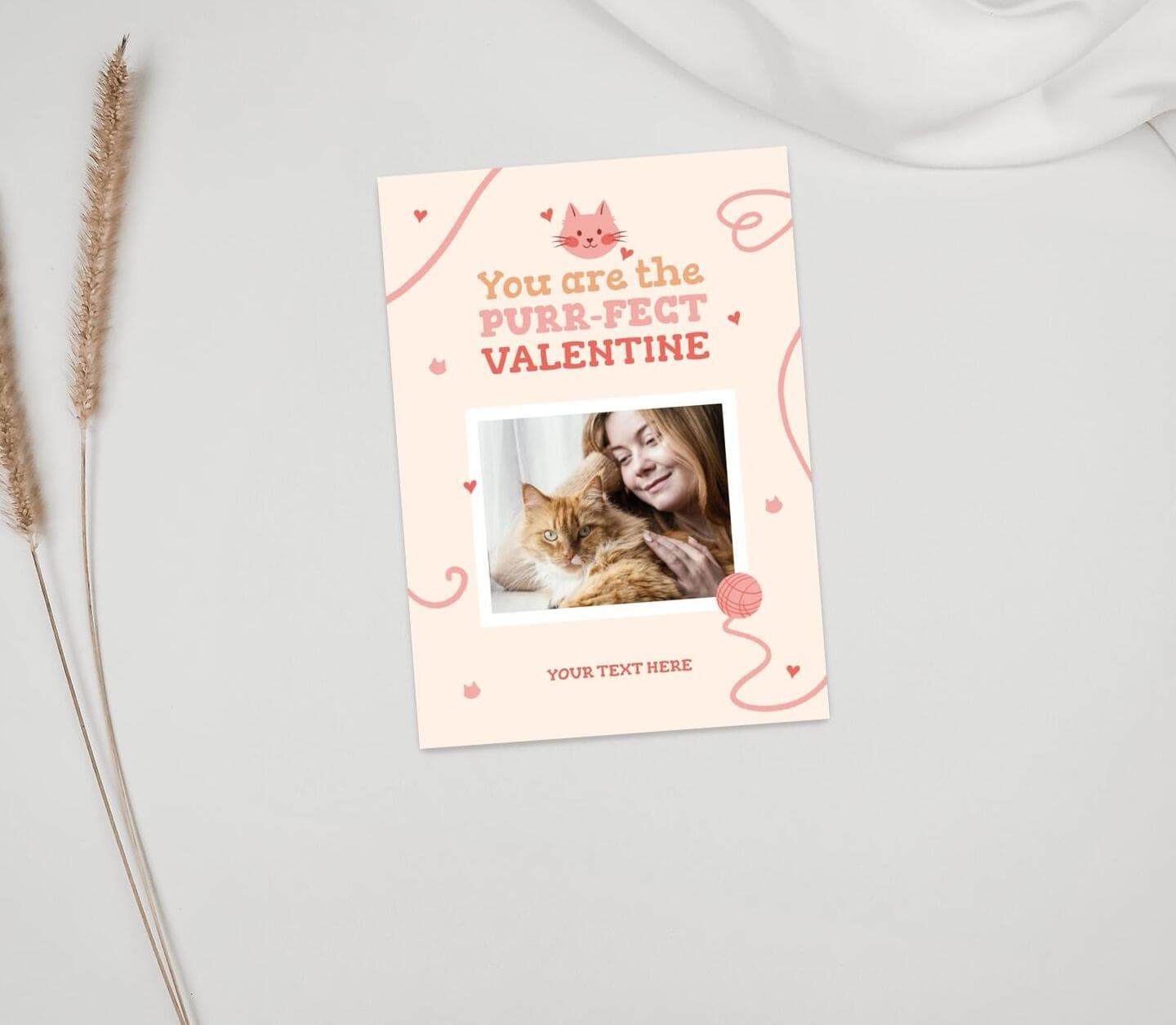 Purr-fect Valentine Card