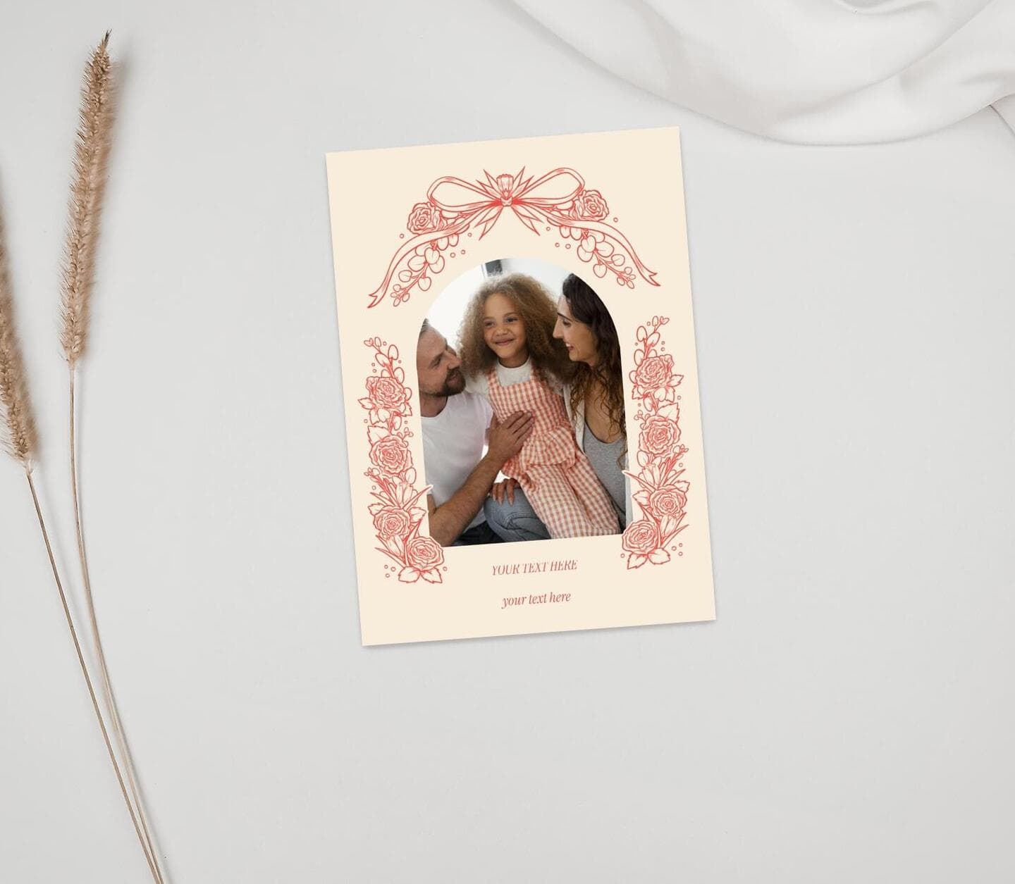 Ribbon Valentine Card