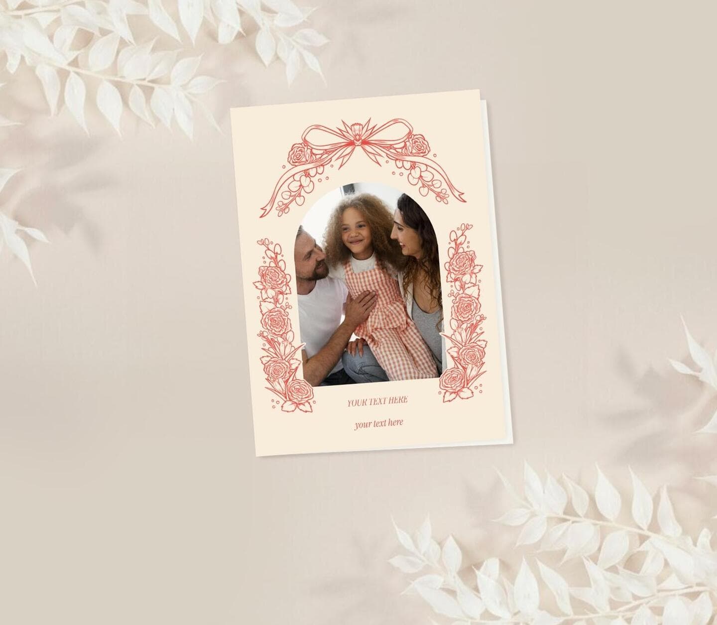 Ribbon Valentine Card