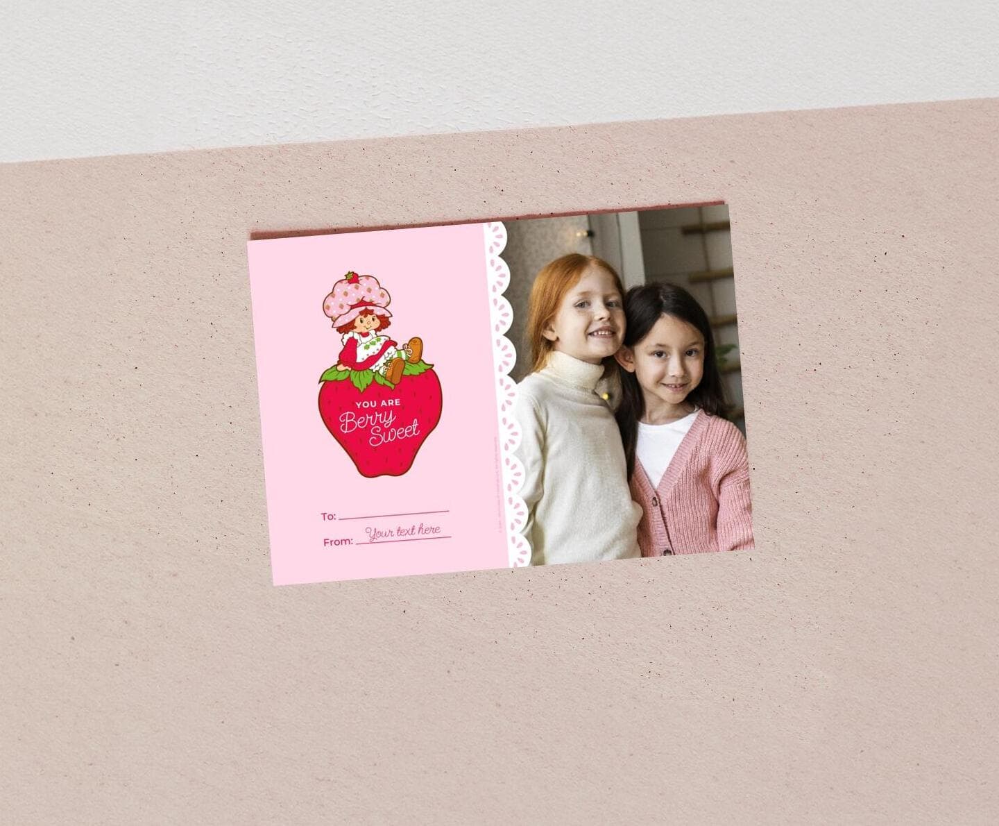 Strawberry Shortcake™ Berry Sweet Character Landscape Photo Card