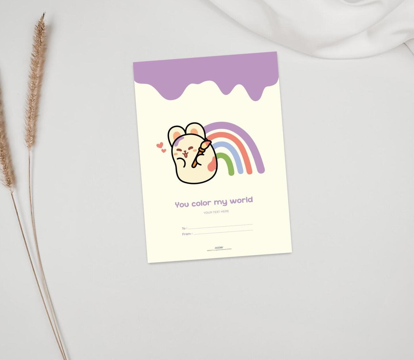 Anirollz® Rainbow World Kids Card