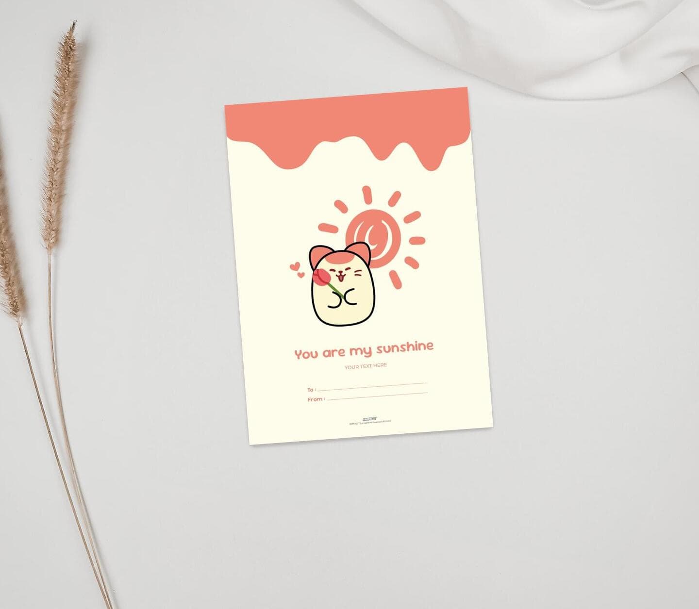 Anirollz® Sunshine Valentine Kids Card