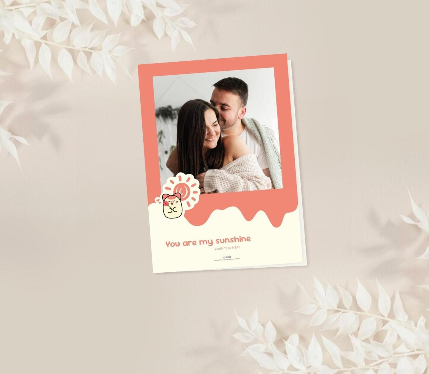 Anirollz® Sunshine Valentine Photo Card