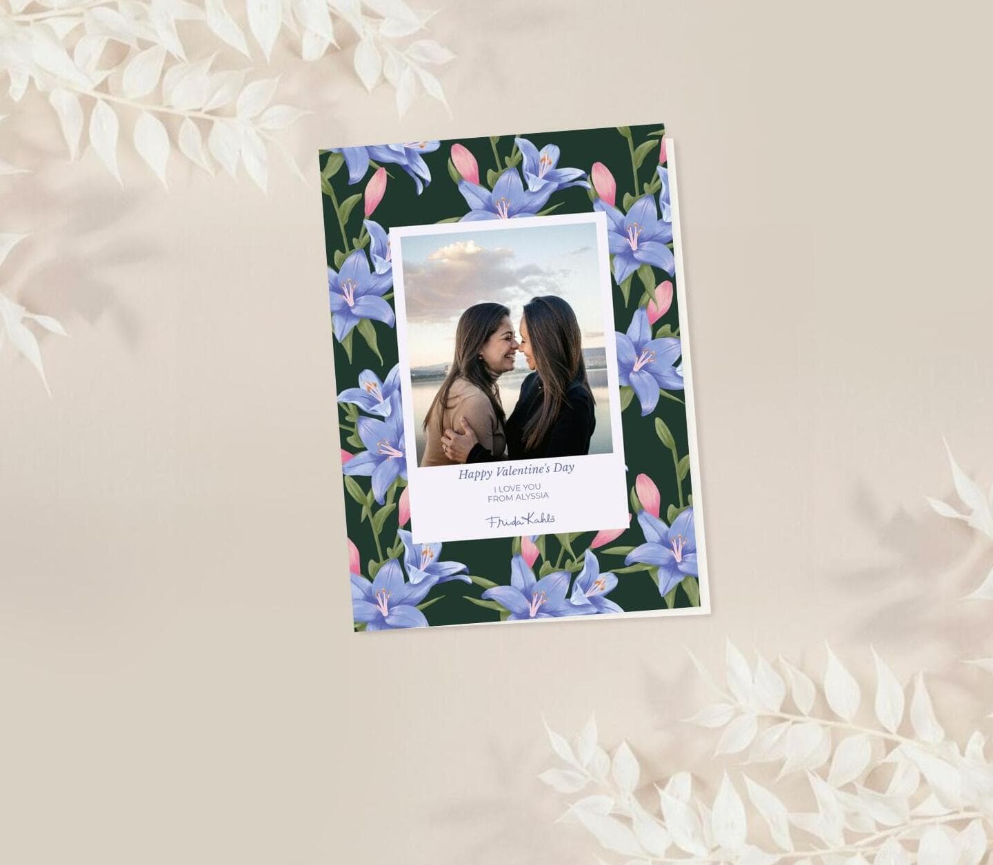 Frida Kahlo™ Purple Flowers Card