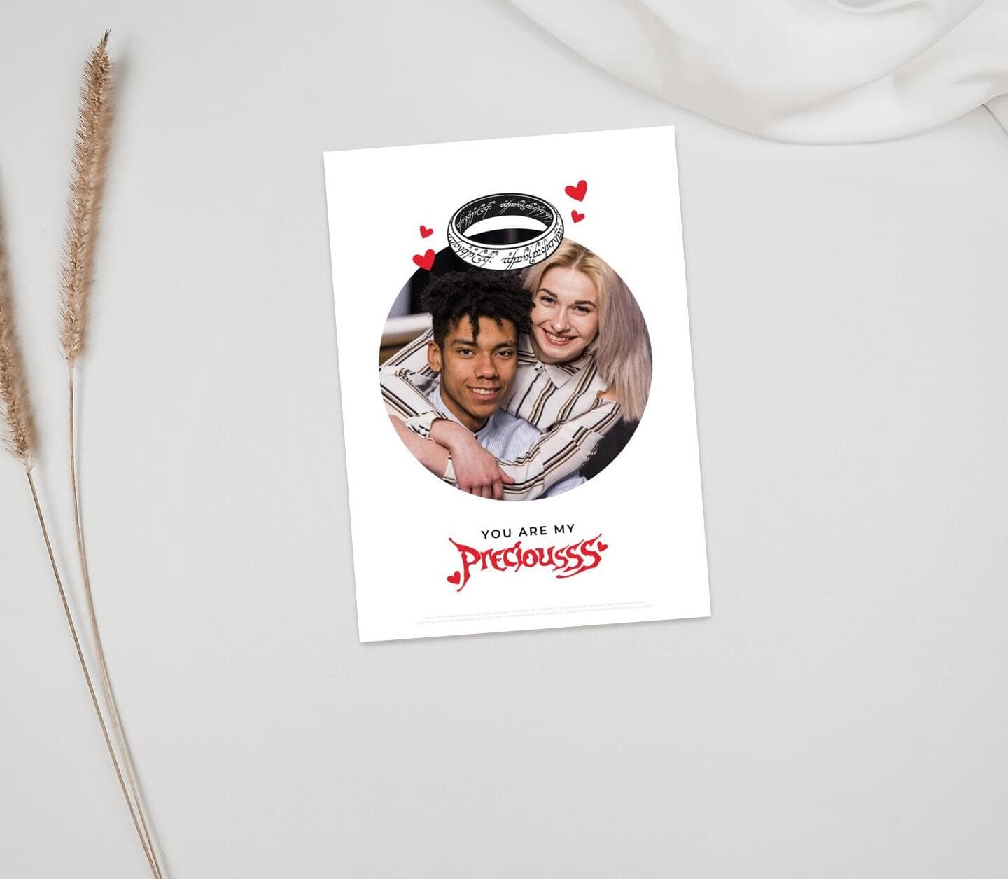 The Lord Of The Rings™ My Preciousss Photo Black and White Card