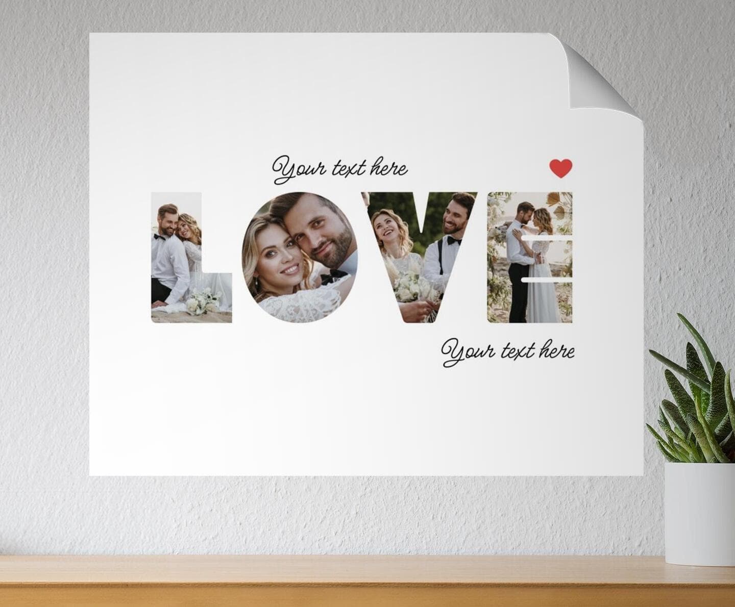 Love Letters Photo Landscape Poster