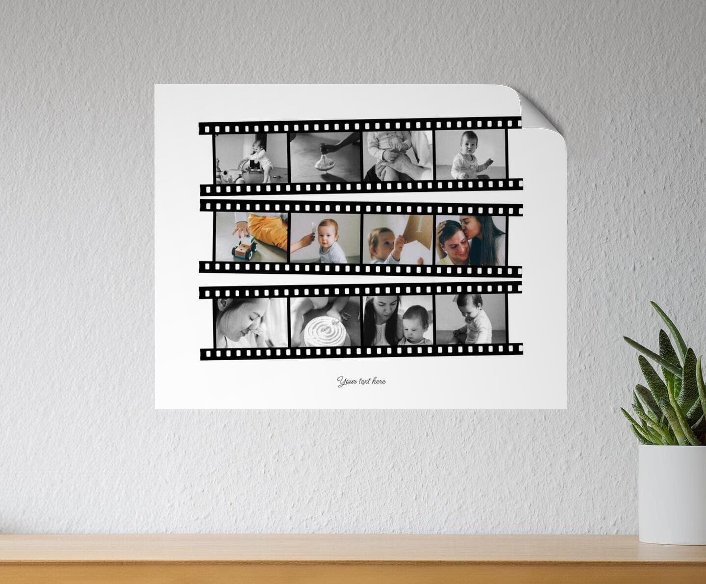 Retro Film Landscape Poster