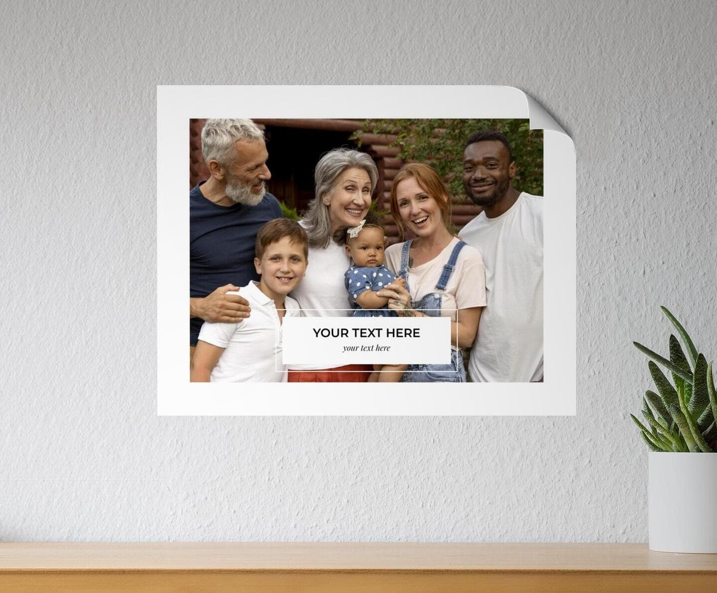 Classic Label Landscape Poster