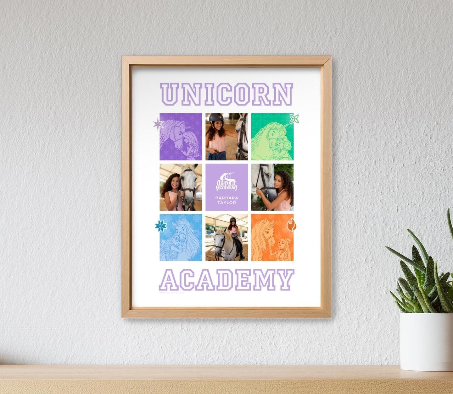 Unicorn Academy™ Power Multiphoto Poster Poster