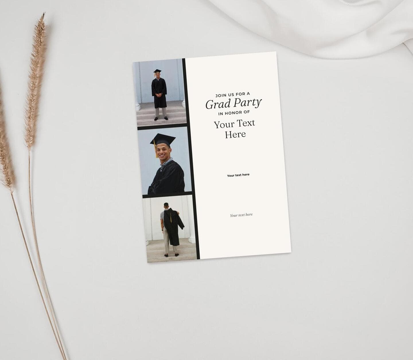 Elegant Photo Booth Invitation Card
