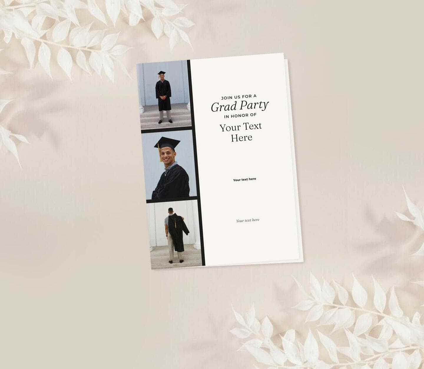 Elegant Photo Booth Invitation Card