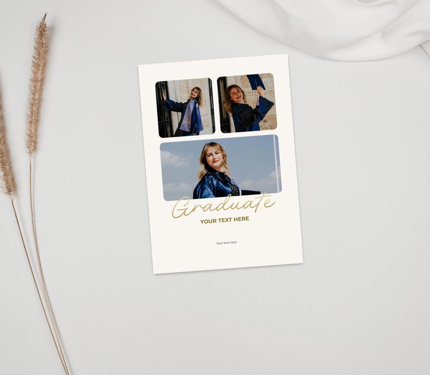 Elegant Trio Invitation Card