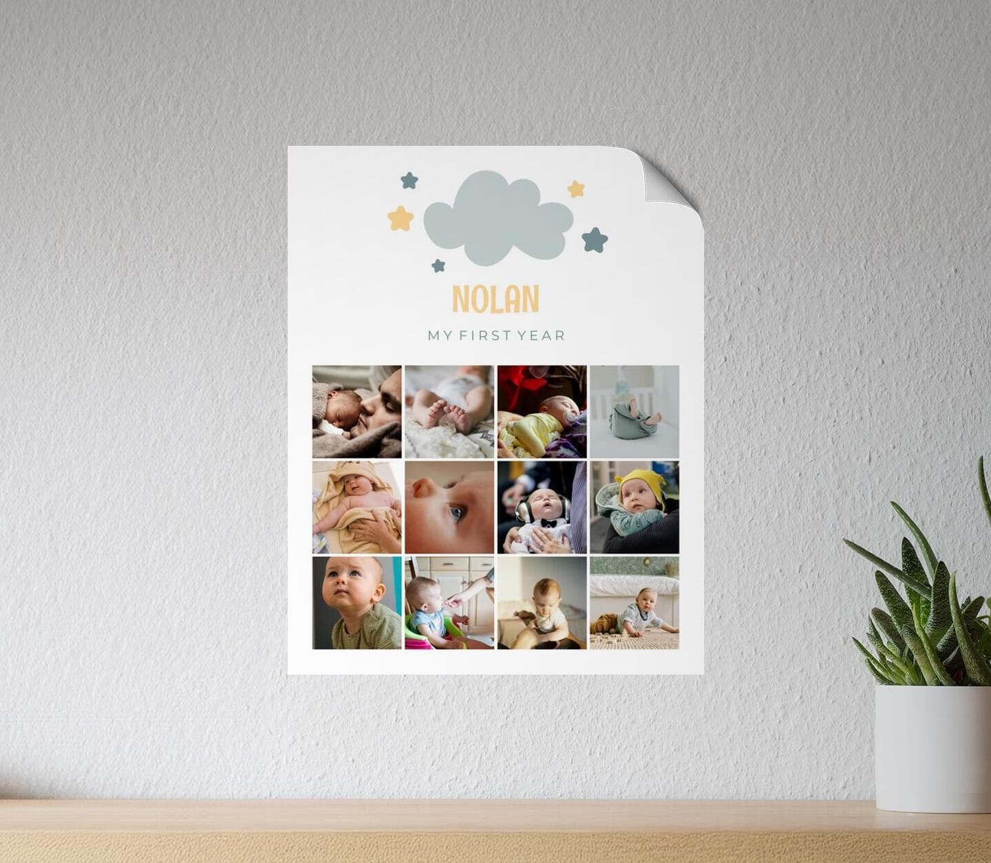 First Year Sky Poster