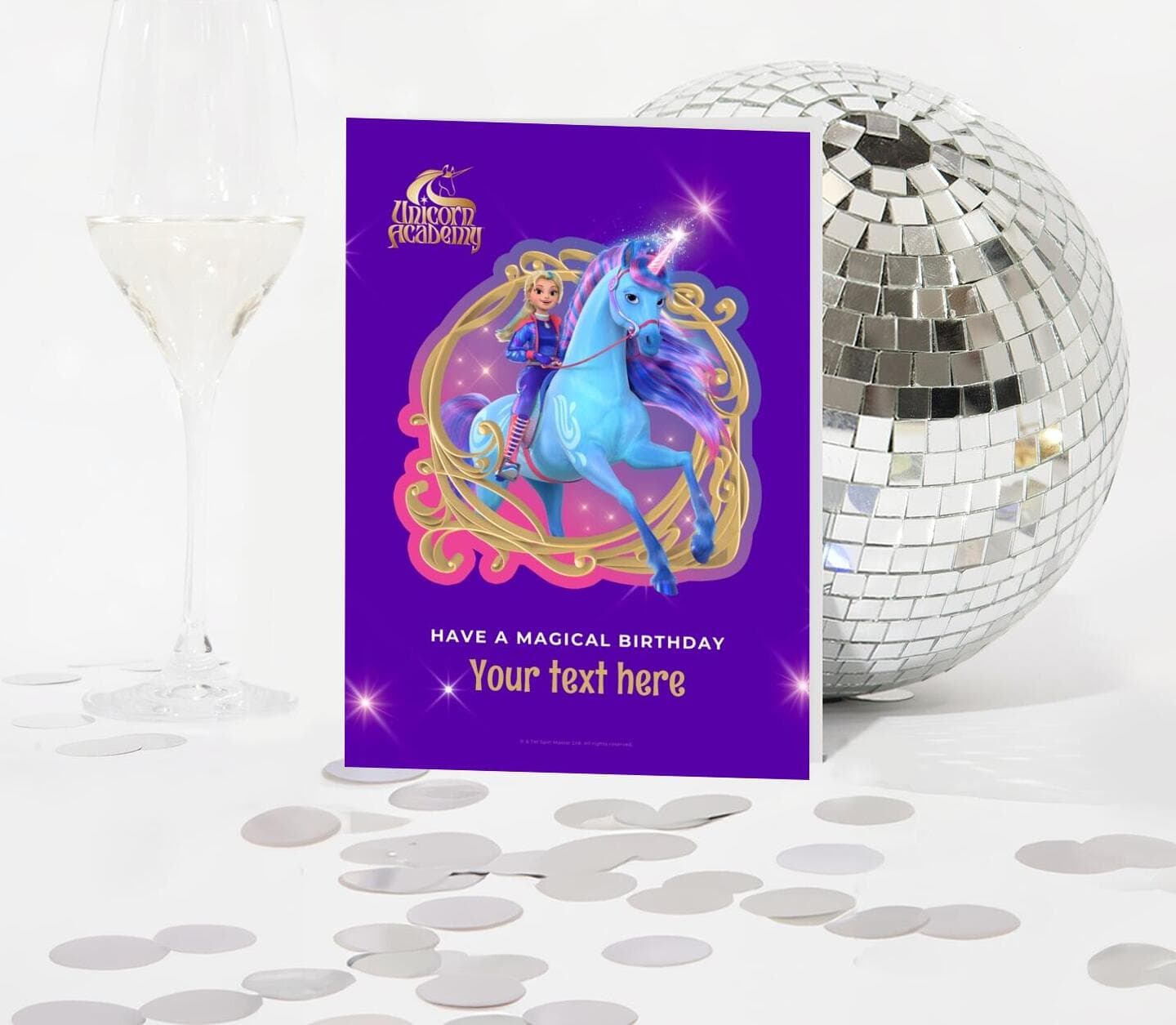 Unicorn Academy™ Magical Birthday Isabel And River Card