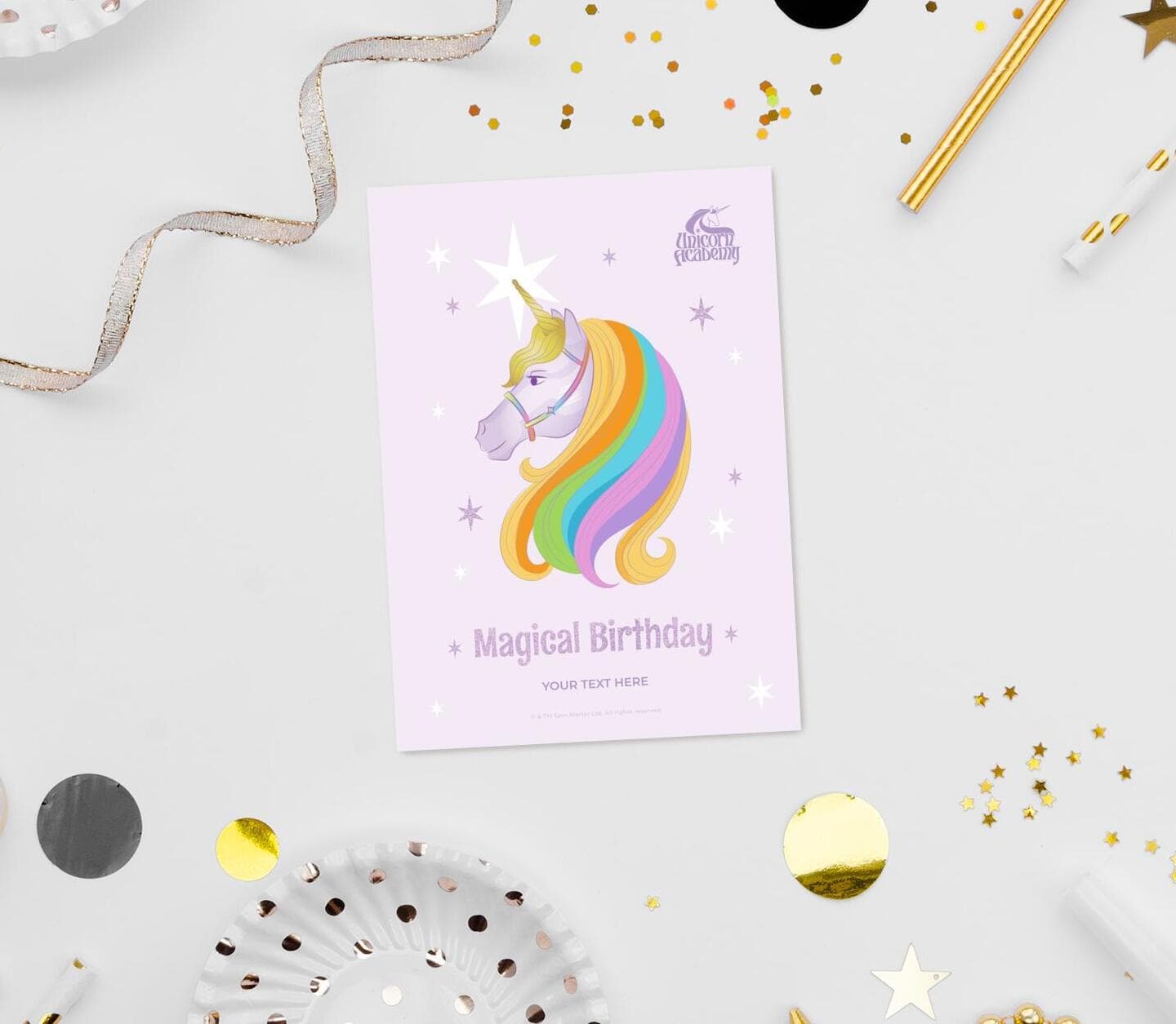Unicorn Academy™ Magical Birthday Card