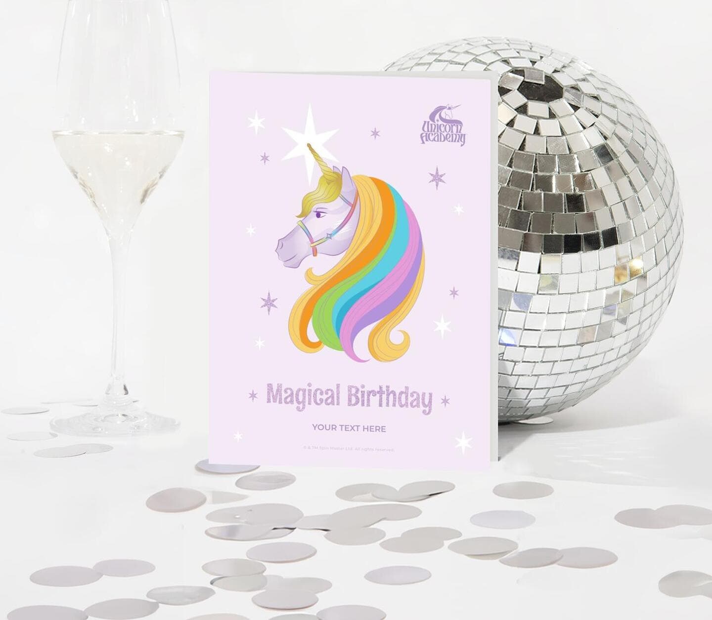 Unicorn Academy™ Magical Birthday Card