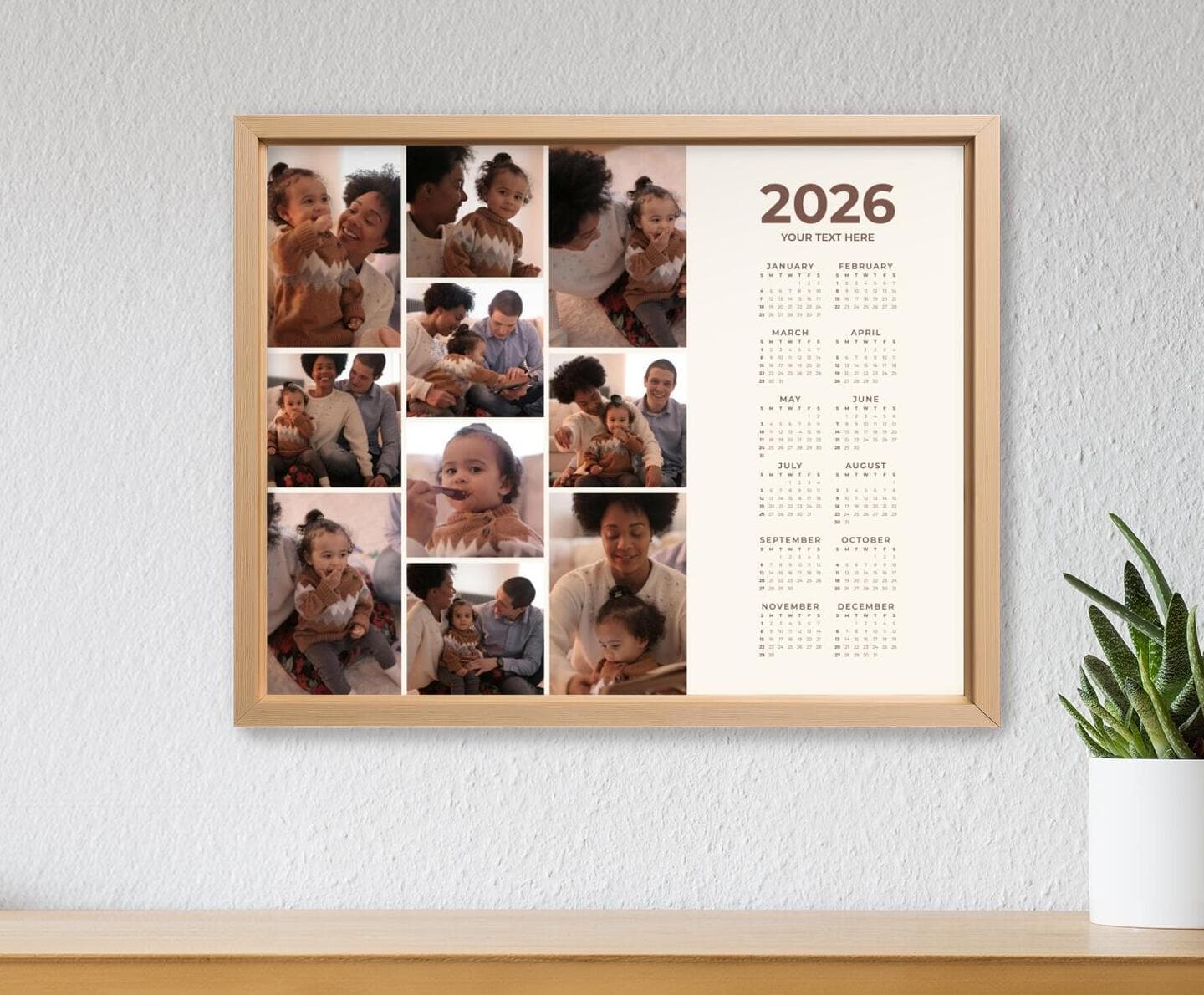 Photo Collage Landscape Poster