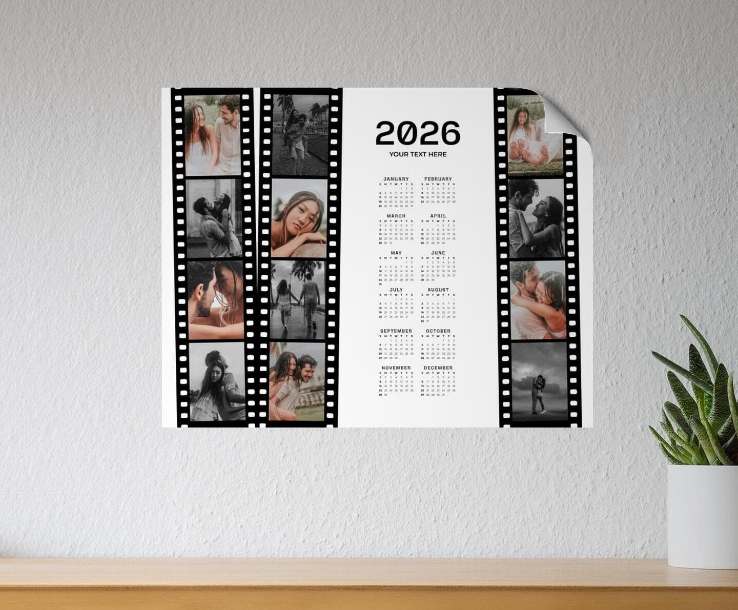 Retro Film Landscape Poster