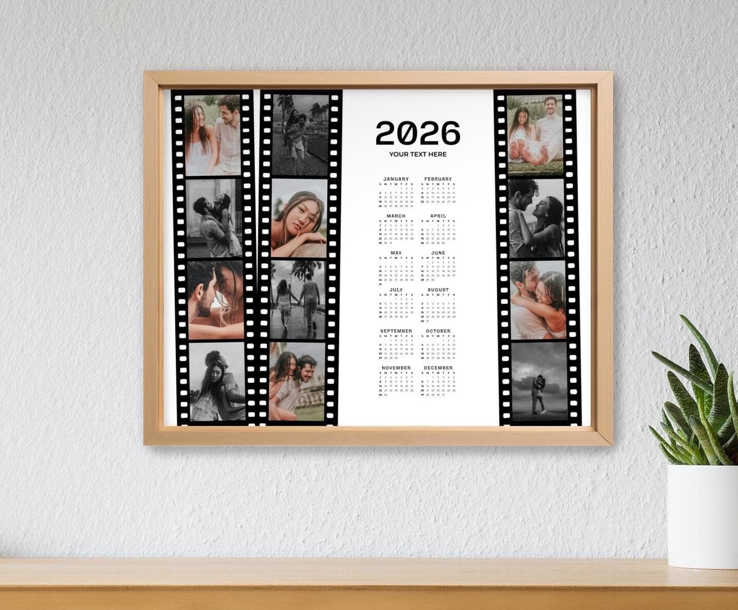 Retro Film Landscape Poster