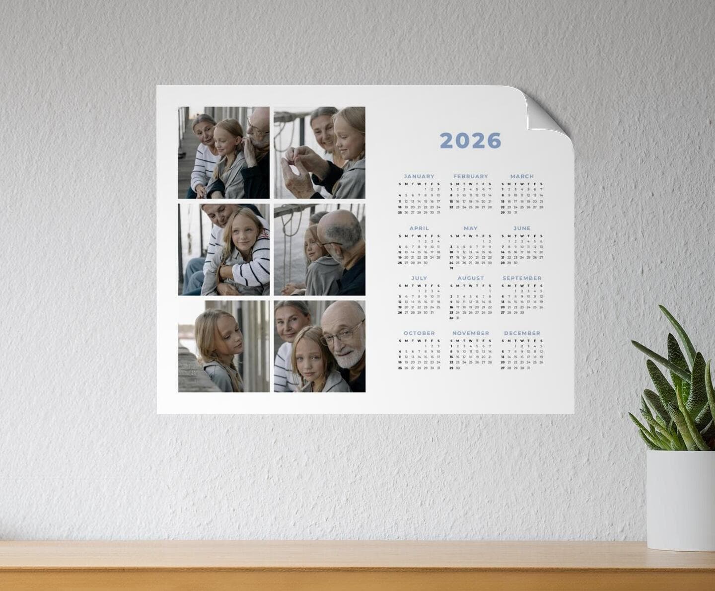 Square Photos Landscape Poster