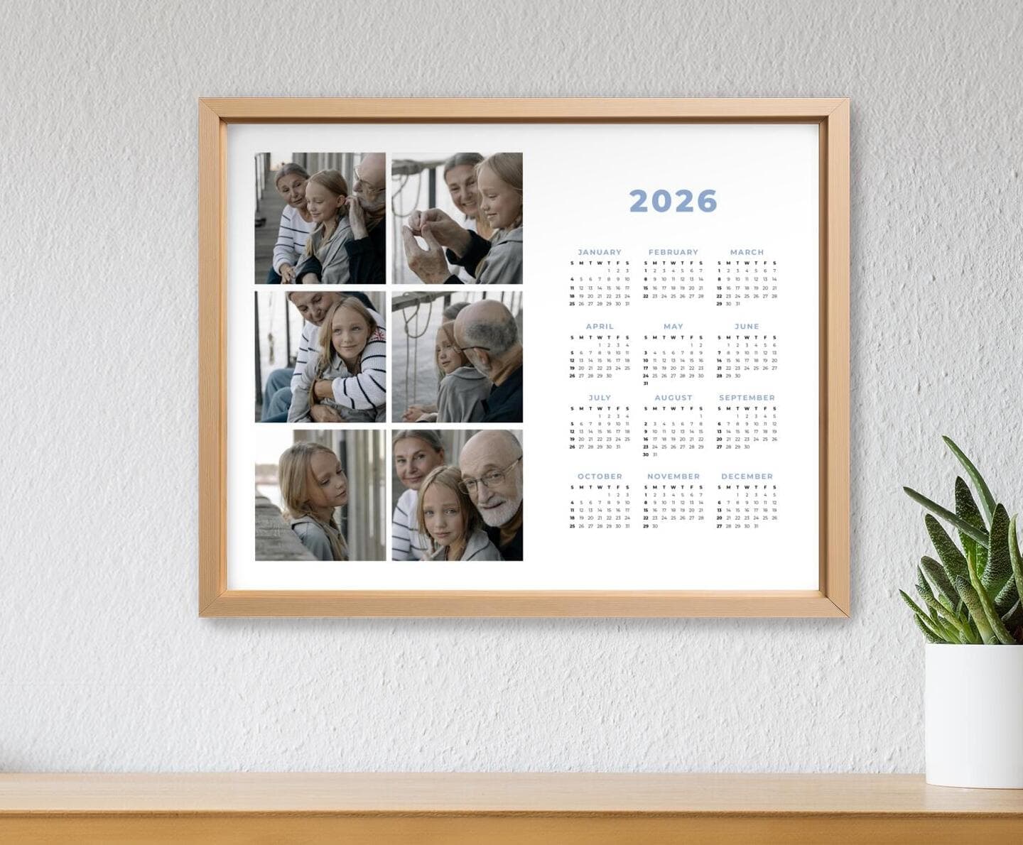 Square Photos Landscape Poster