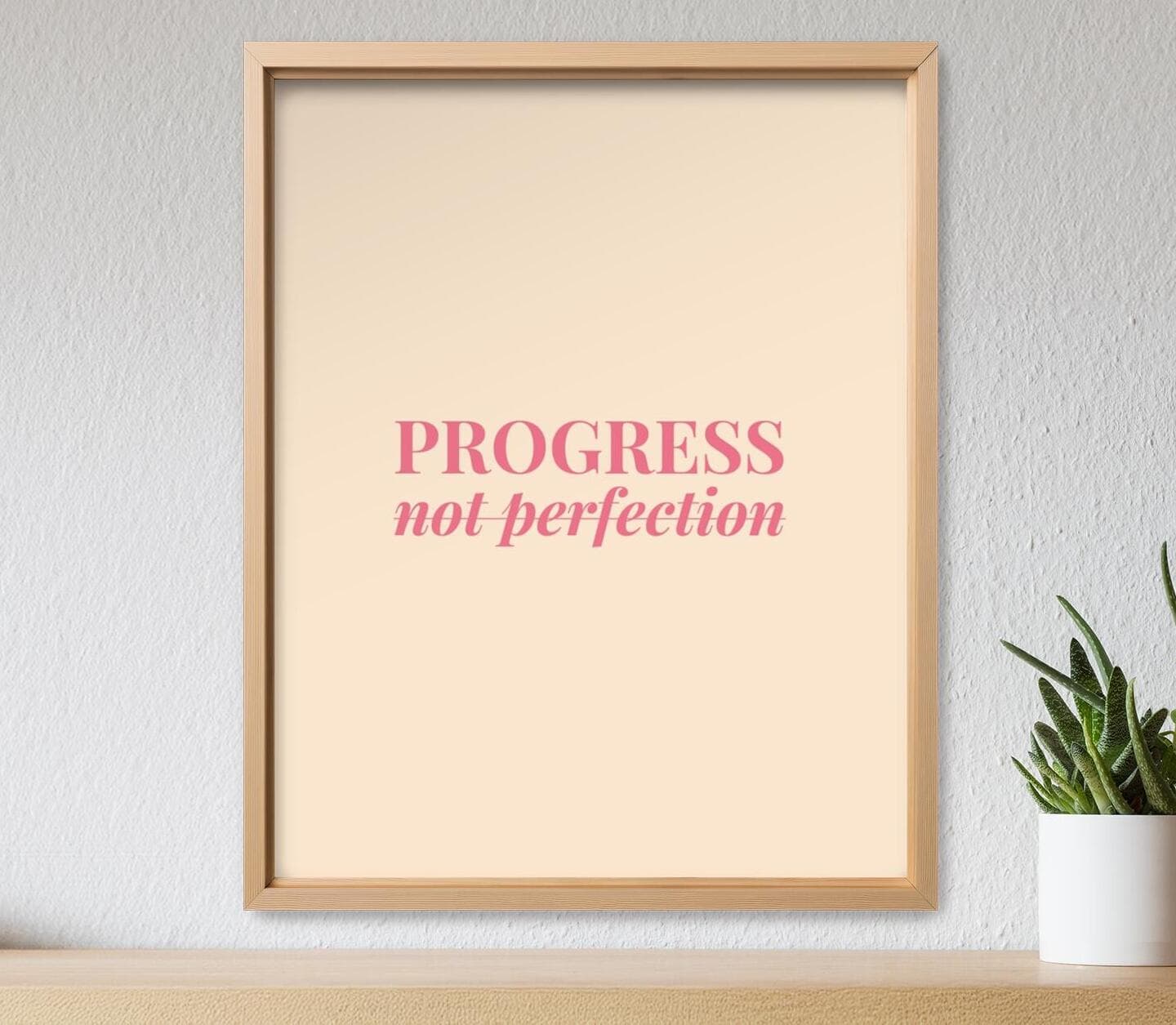 Progress Sand Quote Poster