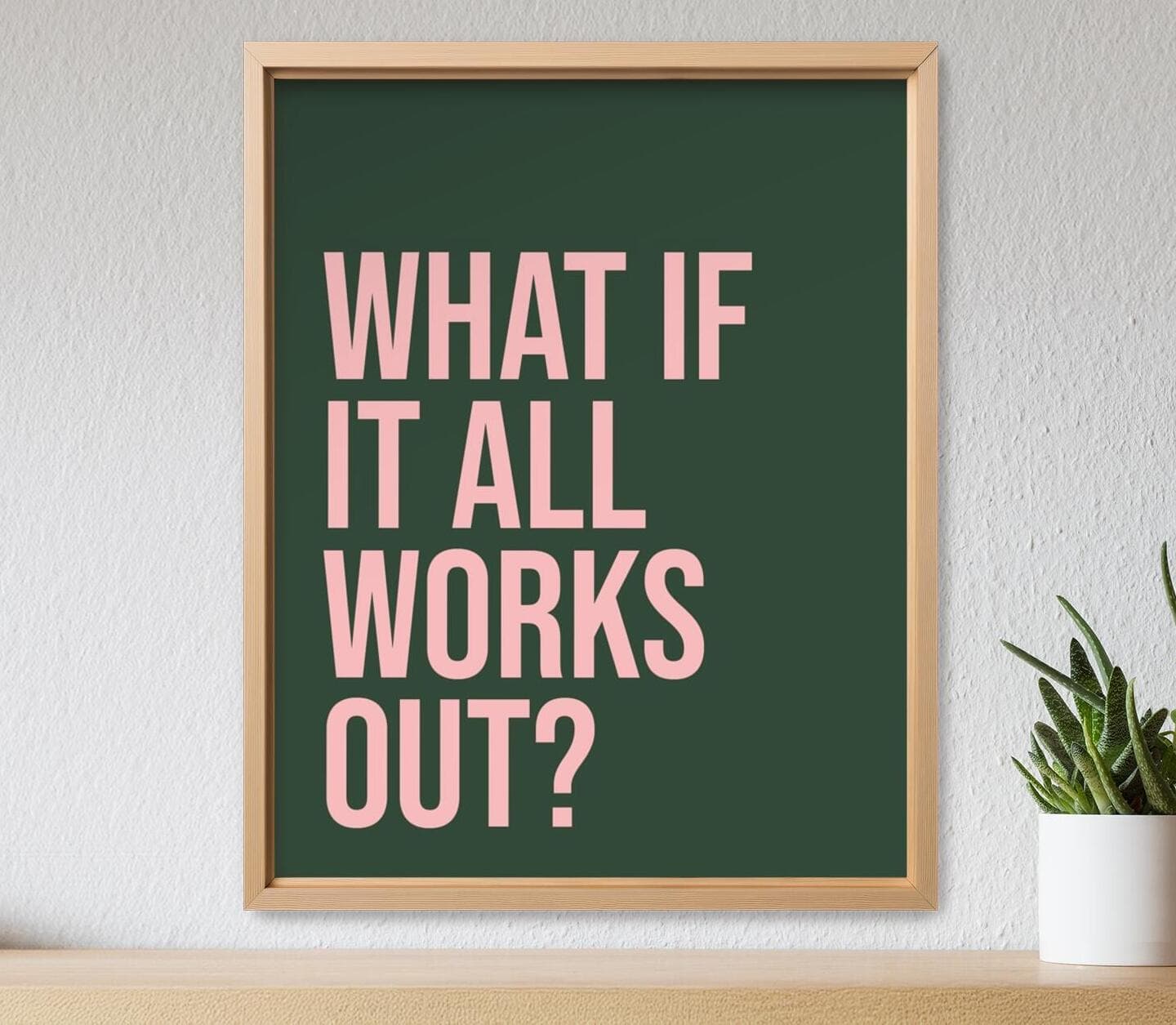 Capital Pink Classic Quote Poster