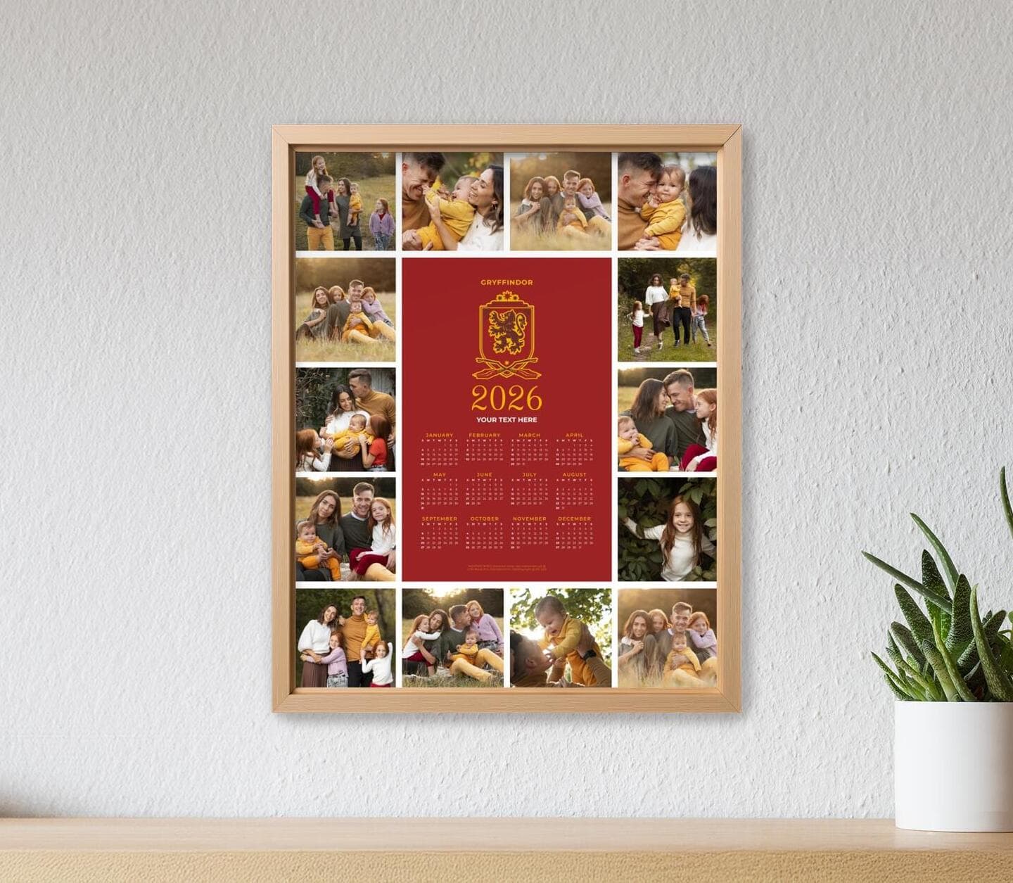 Harry Potter™ Gryffindor Calendar Poster