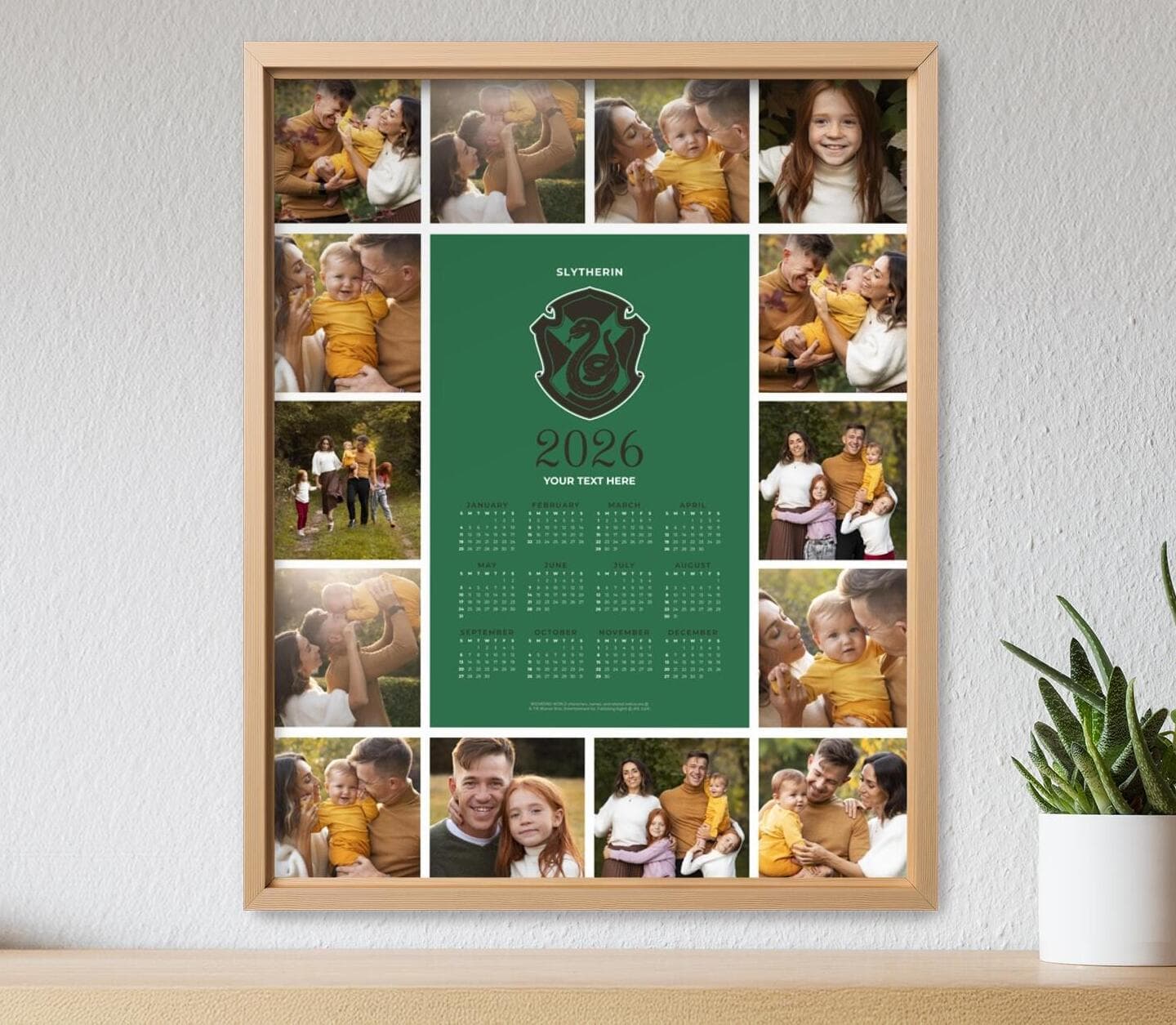 Harry Potter™ Slytherin Calendar Poster