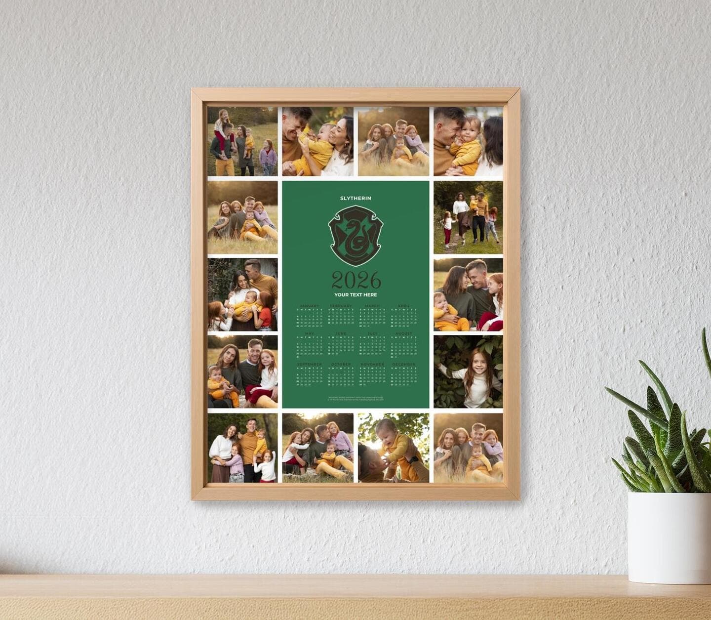 Harry Potter™ Slytherin Calendar Poster