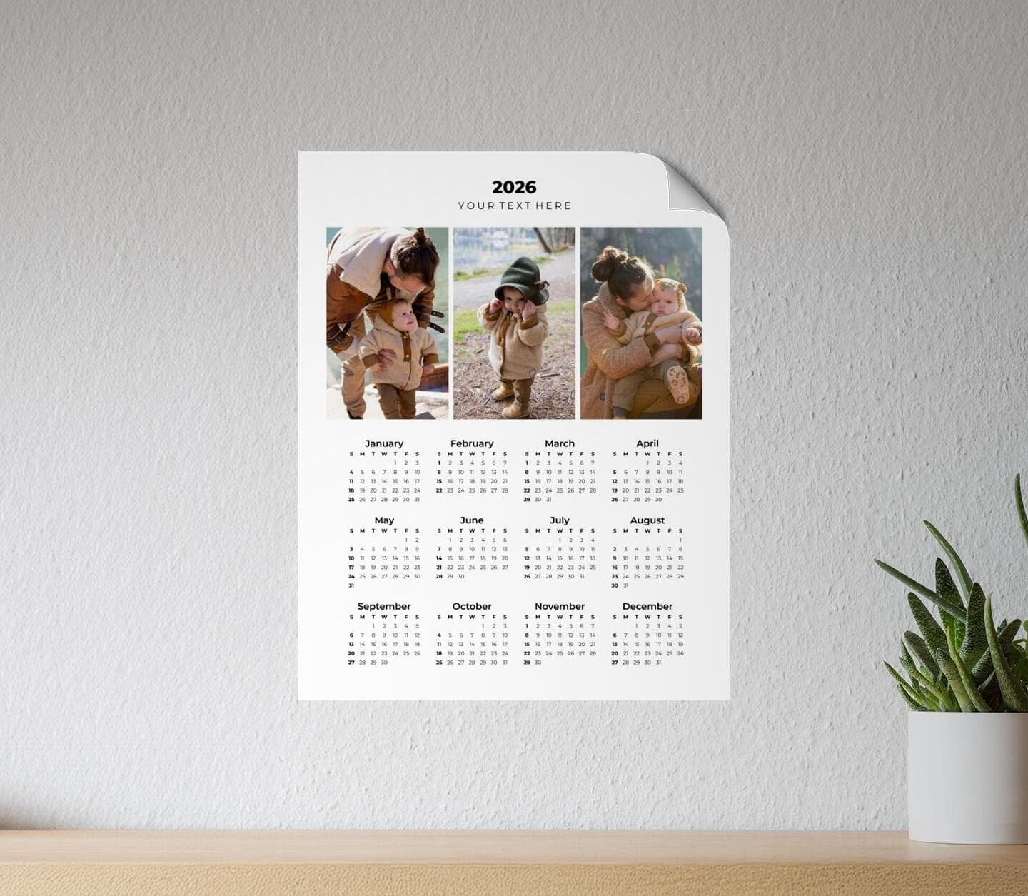 Modern Calendar Poster