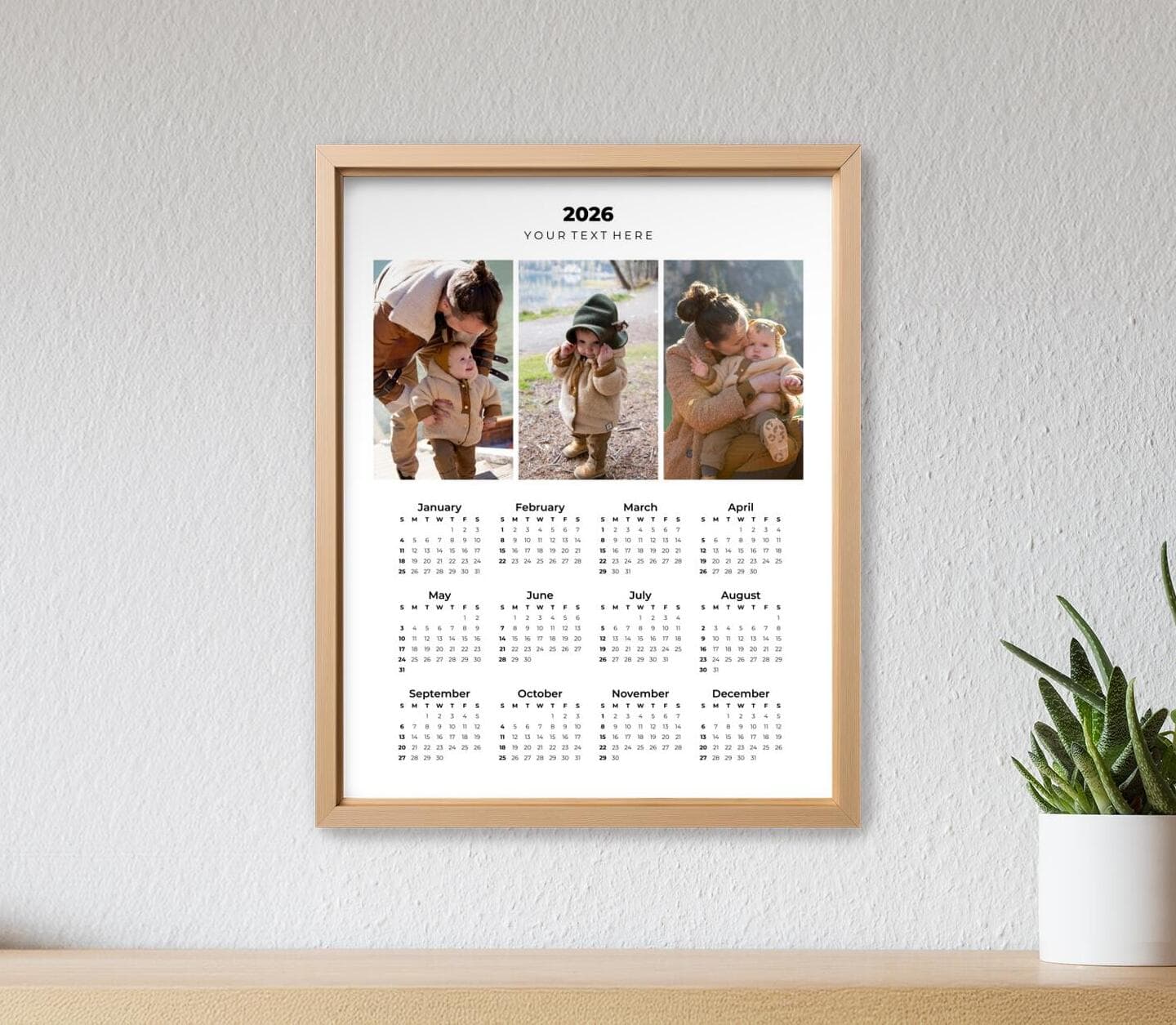Modern Calendar Poster