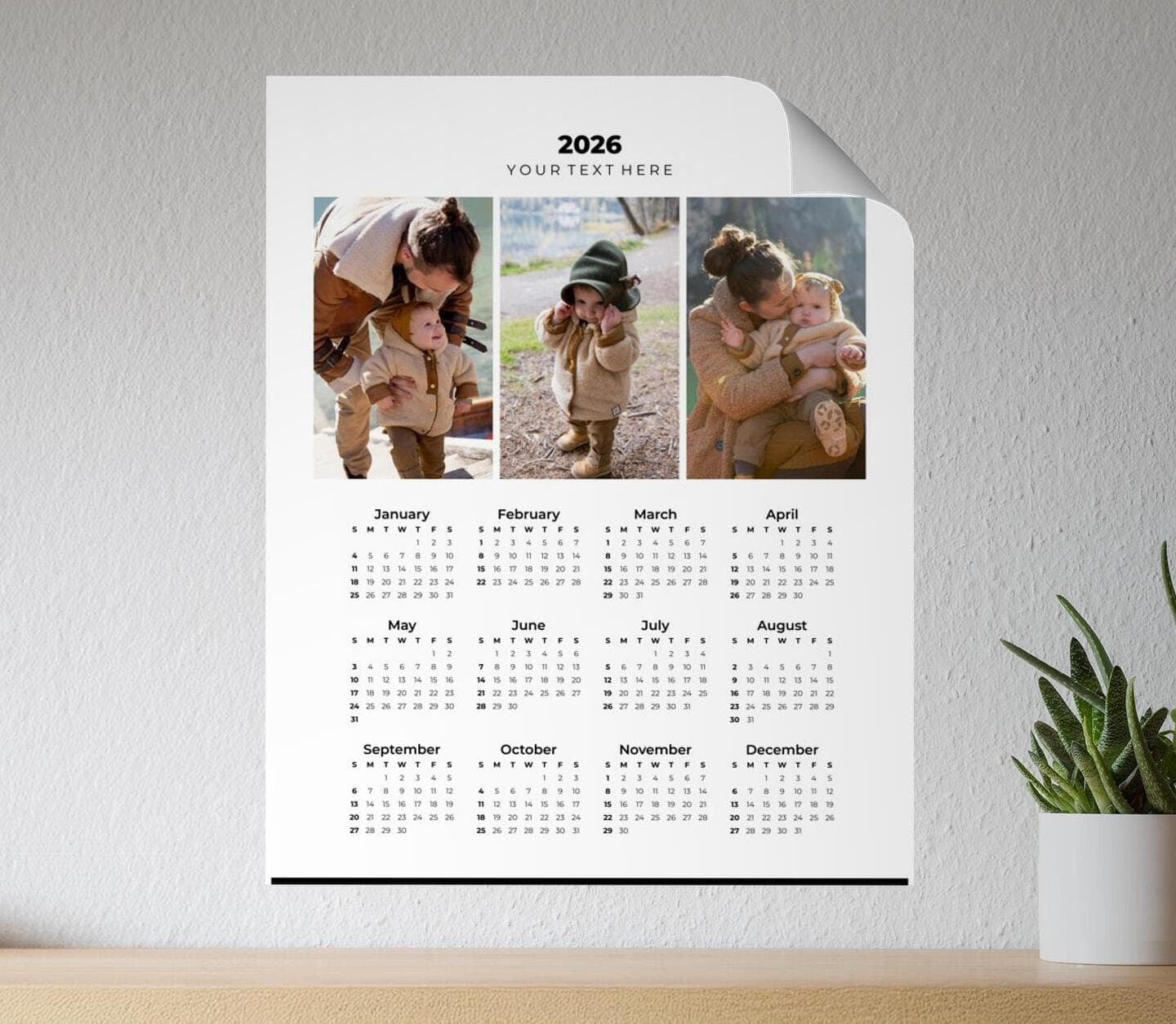 Modern Calendar Poster