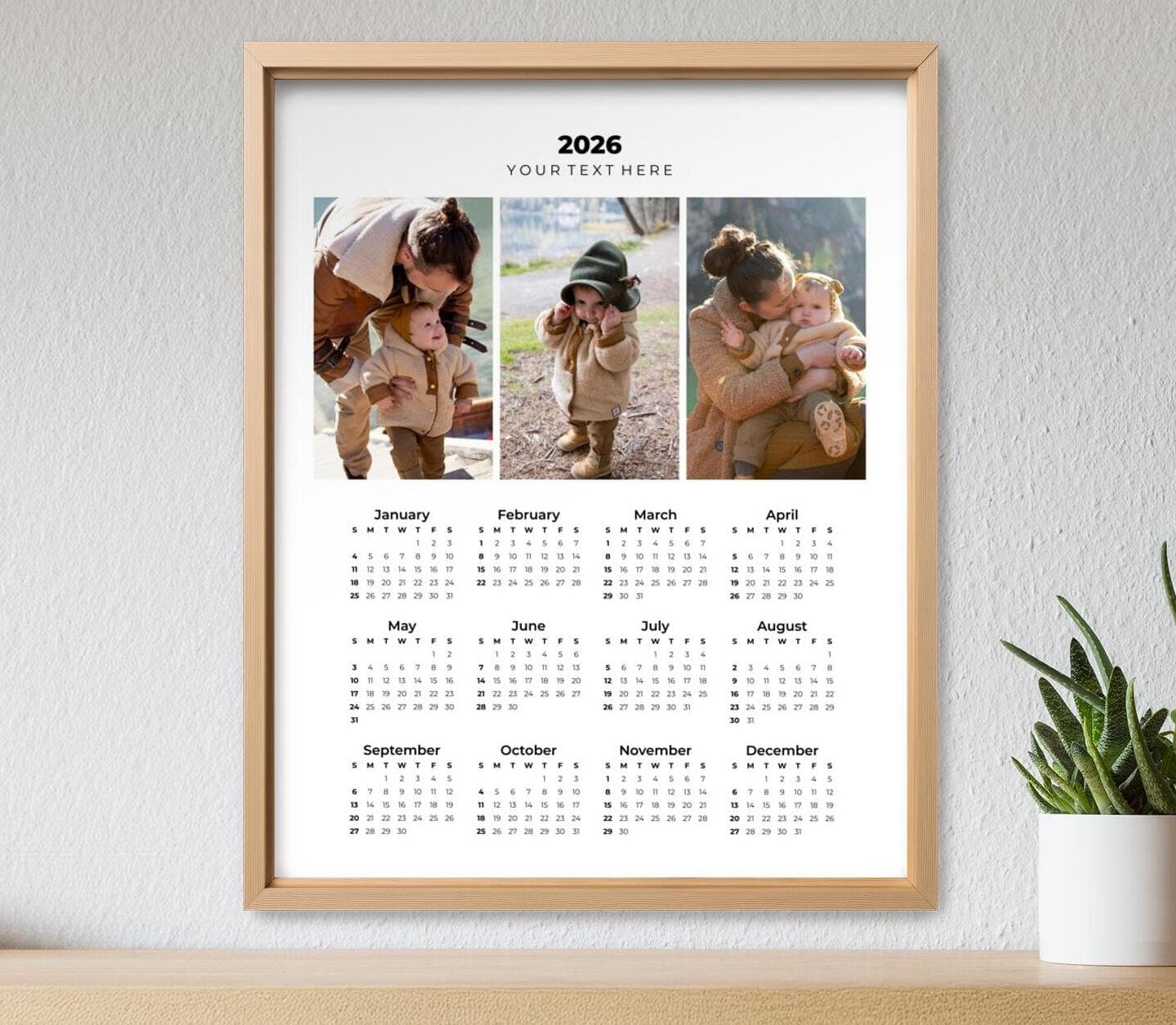 Modern Calendar Poster