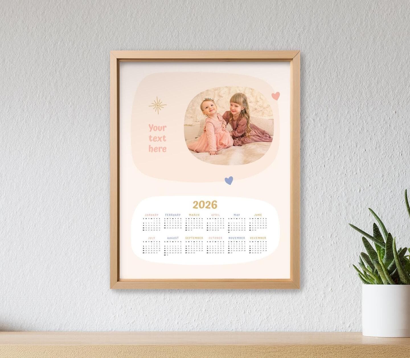 Kid Calendar Poster