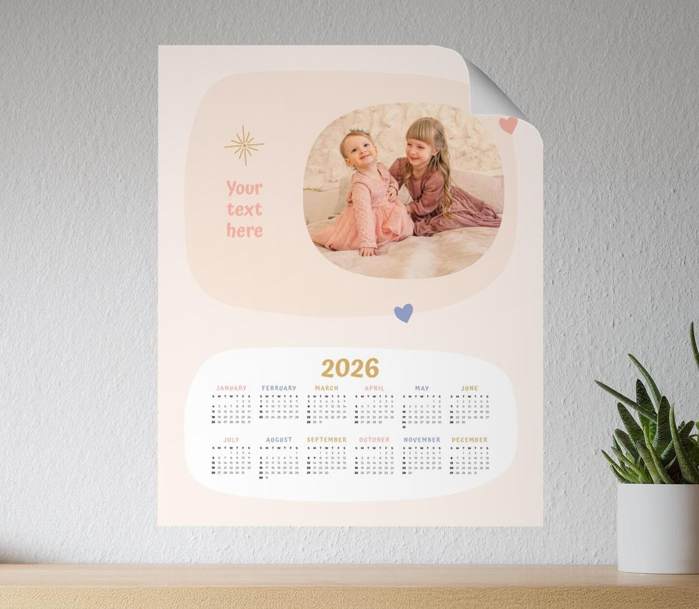 Kid Calendar Poster