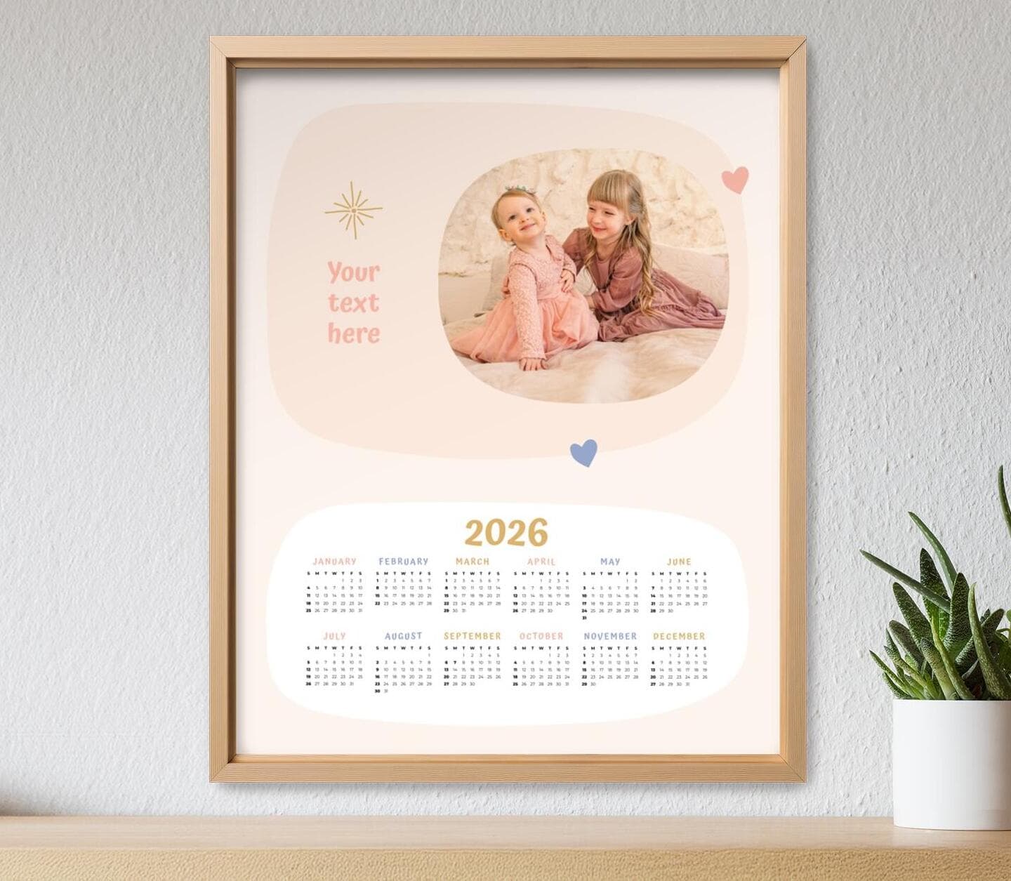 Kid Calendar Poster